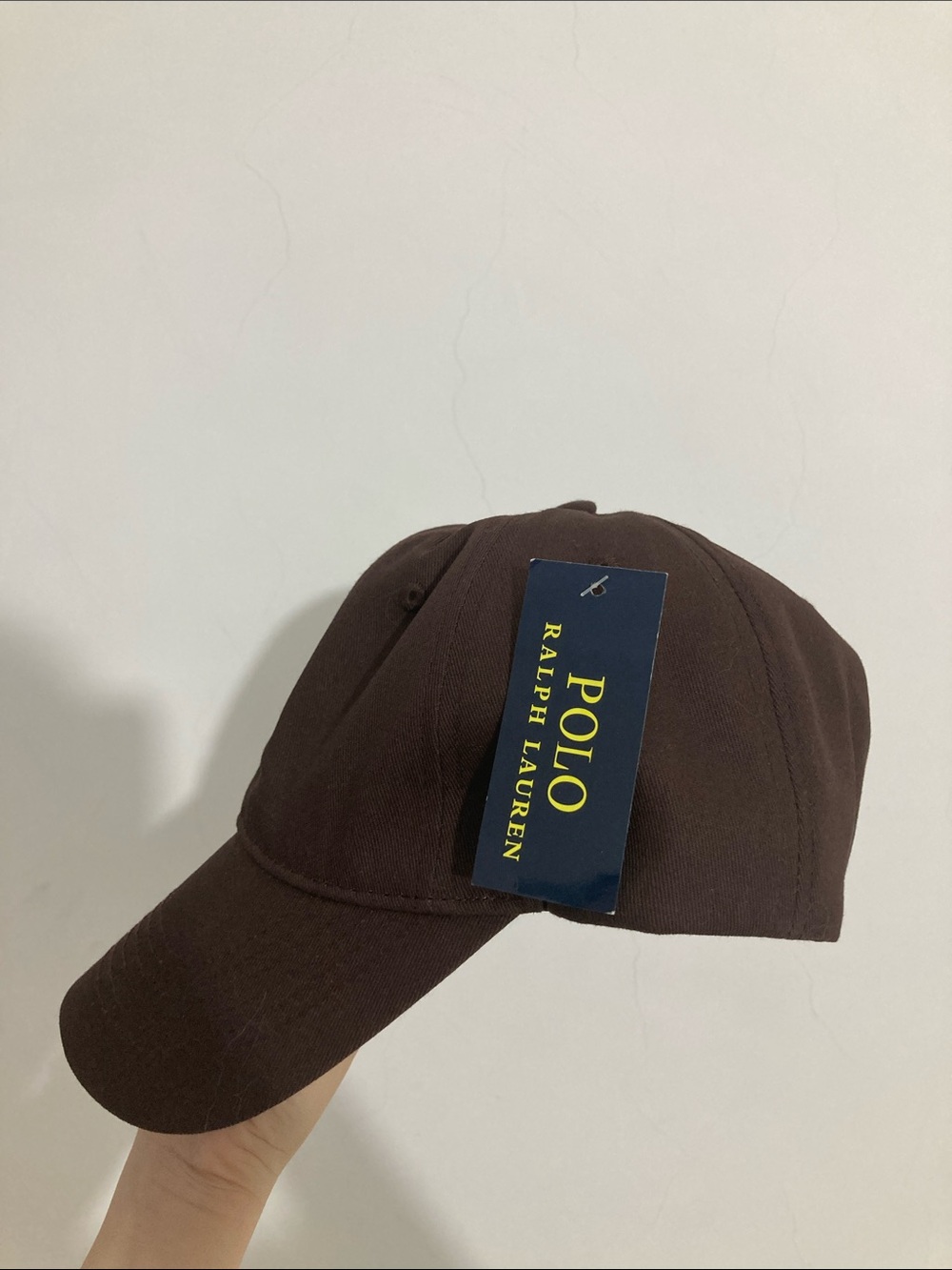 Polo by Ralph Lauren Brown Hat with White Polo Player Logo - Picture 2 of 3